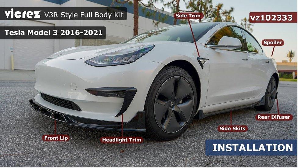 Exploring Innovative Materials Of Tesla Model 3 Body Kit Performance Speedshop 0374