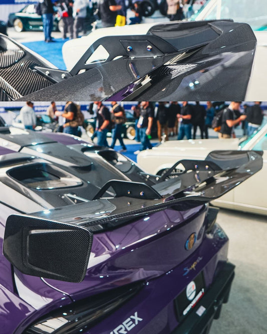 Robot Craftsman Hyperion Rear Louvers & GT Wing for Toyota Supra MK5 A90/91 3.0 2.0 Coupe Carbon Fiber/FRP