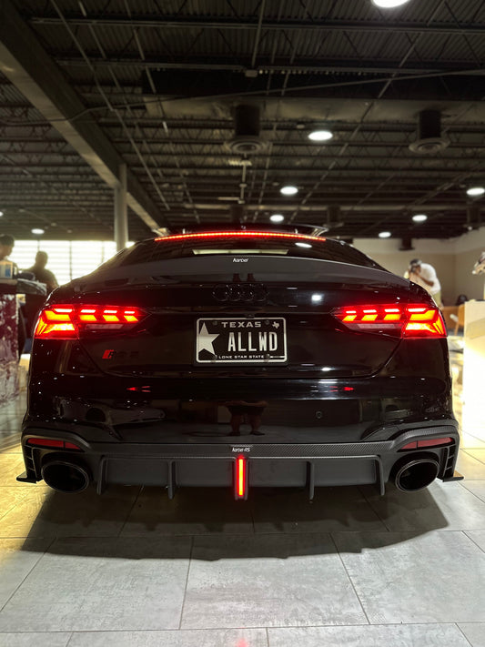 Karbel Dry Carbon Fiber Rear Spoiler Ver.1 For Audi Audi RS5 & S5 A5 S-Line & A5 B9 B9.5 2017-Early 2025 4 Door Sedan