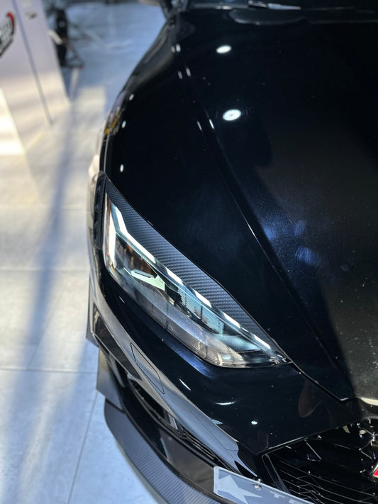 Audi RS5 S5 A5 B9 B9.5 2017-ON with Aftermarket Parts - Eyebrows Eyelids Pre-preg Carbon Fiber from Karbel Carbon