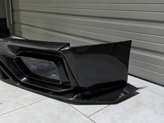 Robot Craftsman "Godzilla" Rear Bumper & Diffuser for Nissan GTR R35 PP Polypropylene FRP Carbon Fiber