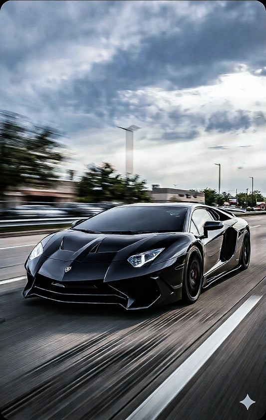 Lamborghini Aventador LP700 with the Aftermarket Carbon Fiber Hood Bonnet Ten Style from Aero Republic