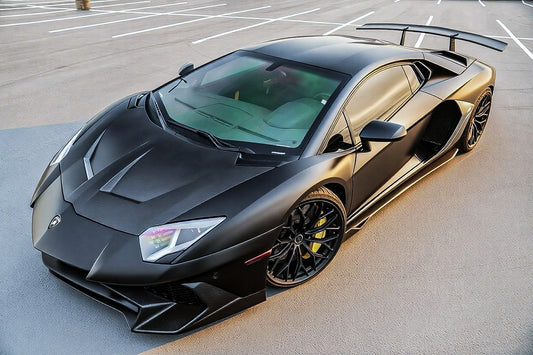 Lamborghini Aventador LP700 with the Aftermarket Carbon Fiber Hood Bonnet Ten Style from Aero Republic
