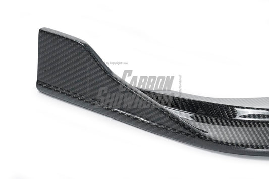 BMW 8 Series M850 840 (With M-Package Bumper) G14 G15 G16 2018 2019 2020 2021 2022 2023 2024 with Aftermarket Parts - V1 Style Front Lip Pre-preg Carbon Fiber from TAKD Carbon