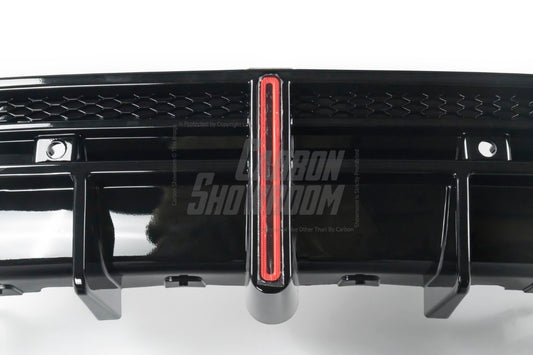 Benz C-Class C63S C63 C43 AMG C300 W205 Sedan (Fits Both Pre-LCI & LCI,C300 requires sport package bumper) 2015-2021 Aftermarket Parts - VTEN Rear Diffuser&Canards ABS