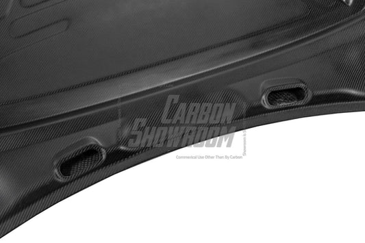 Audi R8 Gen 2 2017 2018 2019 2020 2021 2022 2023 with Aftermarket Parts - AE Style Hood Bonnet Double-sided Carbon Fiber / Partial Carbon Fiber from ArmorExtend