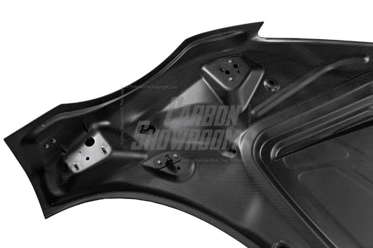 Audi R8 Gen 2 2017 2018 2019 2020 2021 2022 2023 with Aftermarket Parts - AE Style Hood Bonnet Double-sided Carbon Fiber / Partial Carbon Fiber from ArmorExtend