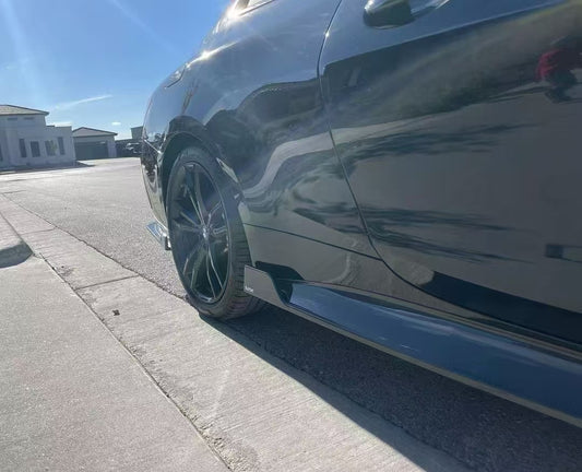 BMW 4 series 430i (with M-package bumper, does not fit base model) M440i G22 G23 2020-ON with Aftermarket Parts - Side Skirts Pre-preg Carbon Fiber from Karbel Carbon