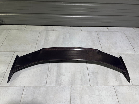 Honda Civic Type-R FL5 2023 2024 with Aftermarket Parts - Modulo Style Rear Spoiler Carbon Fiber from EPR USA