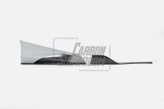 McLaren 720S 2018 2019 2020 2021 2022 2023 with Aftermarket Parts - 765LT Side Skirts Pre-preg Carbon Fiber / FRP from Aero Republic
