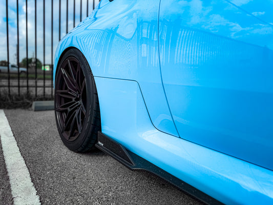 BMW M2 / M2C G87 2023-ON with Aftermarket Parts - Side Skirts Pre-preg Carbon Fiber from Karbel Carbon
