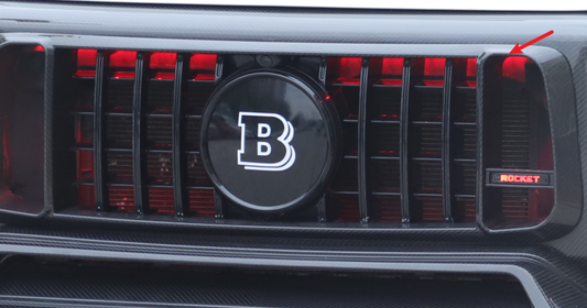 Mercedes Benz G-Class G63 AMG G550 W463A W464 2019 2020 2021 2022 2023 2024 with Aftermarket Parts - BRBS B900 Style Grill Backlid LEDs ABS from DuPont Tech