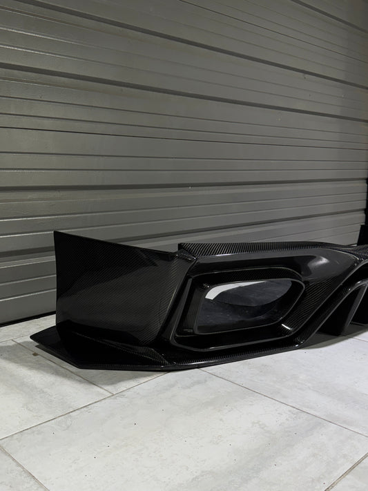 Robot Craftsman "Godzilla" Rear Bumper & Diffuser for Nissan GTR R35 PP Polypropylene FRP Carbon Fiber