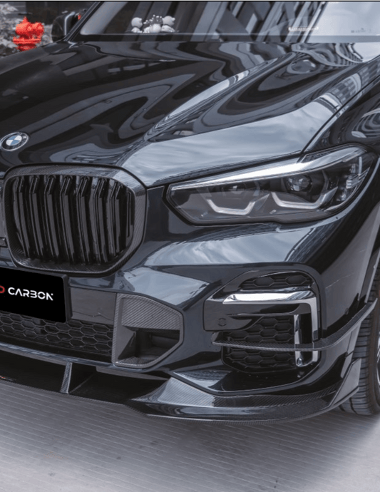 BMW X5 G05 M50i & X/S Drive 40i (with M-Package) Pre-LCI with Aftermarket Parts - Front Intake Vents Pre-preg Carbon Fiber from TAKD Carbon