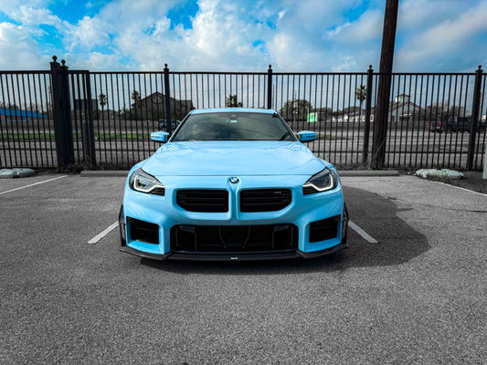 BMW M2 / M2C G87 2023-ON with Aftermarket Parts - Front Lip Pre-preg Carbon Fiber from Karbel Carbon