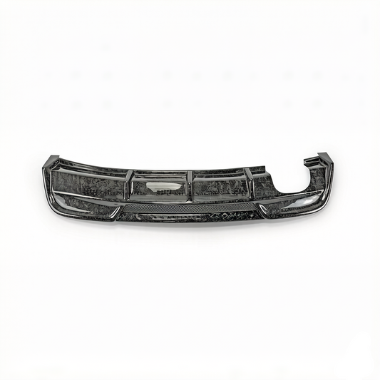 BMW 135i 135is E82 E88 2008 2009 2010 2011 2012 2013 with Aftermarket Parts - Rieger Style Rear Diffuser Carbon Fiber from EPR USA