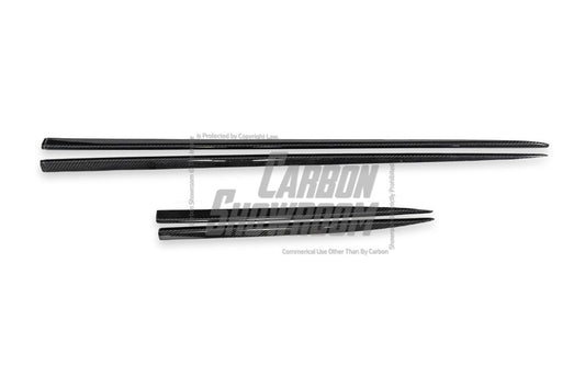 Mercedes Benz CLA-Class CLA45/S CLA35 CLA250 C118 2020-ON with Aftermarket Parts - Side Skirts Pre-preg Carbon Fiber from TAKD Carbon