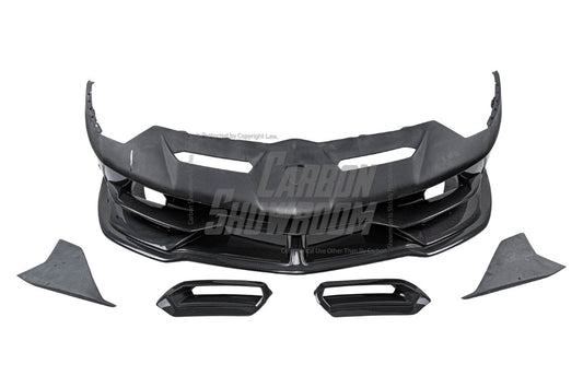 Aero Republic Lamborghini Aventador LP700 Upgrade SVJ Front Bumper Pre-preg Carbon Fiber - Performance SpeedShop