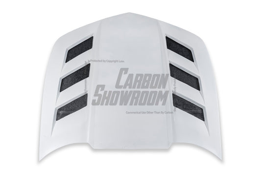 Chevrolet Camaro 5th Gen Z/28 2SS 1SS 2LT 2LS 1LT 1LS 2010 2011 2012 2013 2014 & ZL1 2012 2013 2014 2015 with Aftermarket Parts - V4 Hood Carbon Fiber / FRP from Aero Republic