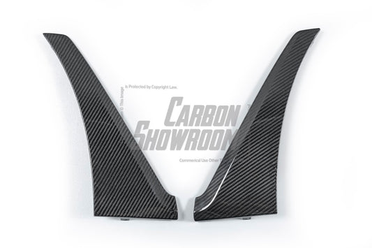 BMW X7 xDrive40i M60i ALPINA XB7 LCI G07 2023-ON with Aftermarket Parts - Headlight Valance Trim Pre-preg Carbon Fiber from TAKD Carbon