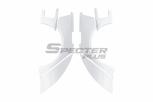 Audi RS3 S3 A3 8V/8V.5 2014 2015 2016 2017 2018 2019 2020 with Aftermarket Parts - Widebody Rear Quarter Panel Flares Carbon Fiber / FRP from SPECTER PLUS