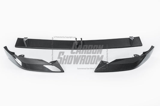 BMW X7 xDrive40i (With M-Package Bumper) M60i ALPINA XB7 LCI G07 2023-ON with Aftermarket Parts - Front Lip Pre-preg Carbon Fiber from TAKD Carbon