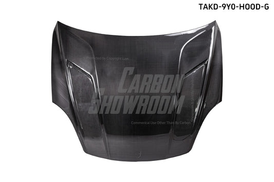 Porsche Cayenne / GTS / Turbo 9Y0 9Y3 2018-ON with Aftermarket Parts - Hood Bonnet Double-sided Pre-preg Carbon Fiber from TAKD Carbon
