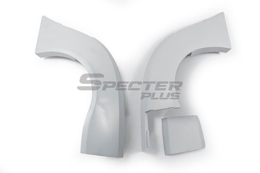 Nissan 350Z Nismo Performance Anniversary Grand Touring Base Fairlady Z Z33 2003 2004 2005 2006 2007 2008 2009 with Aftermarket Parts - Widebody Rear Quarter Panel Flares FRP / Carbon Fiber from SPECTER PLUS