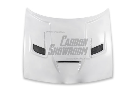 Dodge Challenger Base SXT SRT8 392 GT R/T Hellcat Redeye Jailbreak Demon 2008 2009 2010 2011 2012 2013 2014 2015 2016 2017 2018 2019 2020 2021 2022 2023 with Aftermarket Parts - V2 Hood Carbon Fiber/FRP from Aero Republic