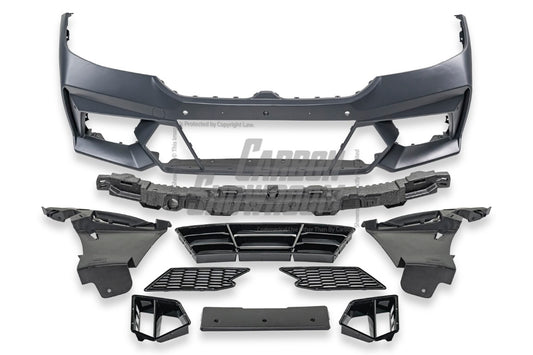 BMW 3 Series 330i M340i G20 G21 LCI 2023-ON with Aftermarket Parts - Front Bumper & Front Lip PP from VTEN