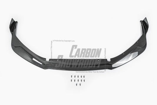 Lamborghini Huracan STO 2021 2022 2023 2024 with Aftermarket Parts - Vor Style Front Lip Pre-preg Carbon Fiber / FRP from Aero Republic