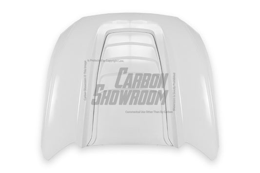 Ford Mustang Ecoboost V6 GT March1 Bullitt S550.2 2018 2019 2020 2021 2022 2023 with Aftermarket Parts - V4 Hood Carbon Fiber/FRP from Aero Republic