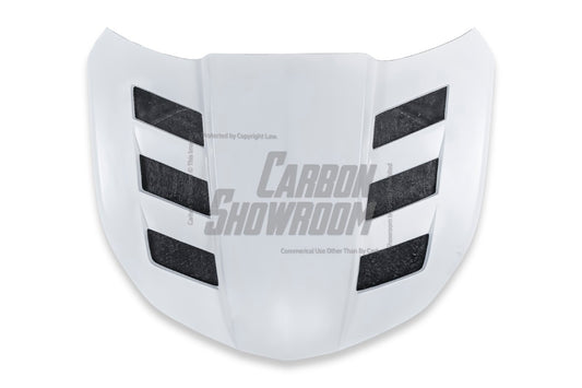 Chevrolet Camaro 6th Gen ZL1 Z/28 2SS 1SS 3LT 2LT 1LT 2LS 1LS 2015 2016 2017 2018 2019 2020 2021 2022 2023 2024 with Aftermarket Parts - V3 Hood Carbon Fiber / FRP from Aero Republic