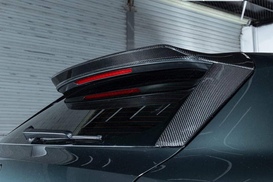 Audi S3 A3 8Y 2021 2022 2023 2024 with Aftermarket Parts - Rear Roof Spoiler Pre-preg Carbon Fiber from Karbel Carbon
