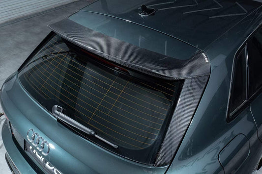 Audi S3 A3 8Y 2021 2022 2023 2024 with Aftermarket Parts - Rear Roof Spoiler Pre-preg Carbon Fiber from Karbel Carbon