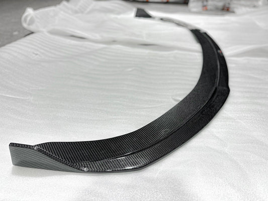 Porsche 718 Cayman / Boxster / GTS 2017-ON with Aftermarket Parts - Front Bumper & Lip Pre-preg Carbon Fiber from TAKD Carbon