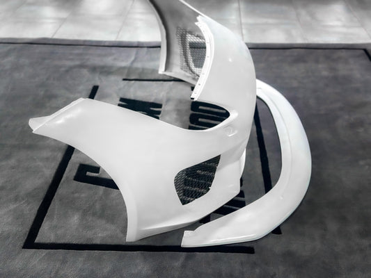 Jaguar F-Type SVR R S Base 2014-2020 with Aftermarket Parts - Front Bumper & Lip Carbon Fiber / FRP from CMST Tuning