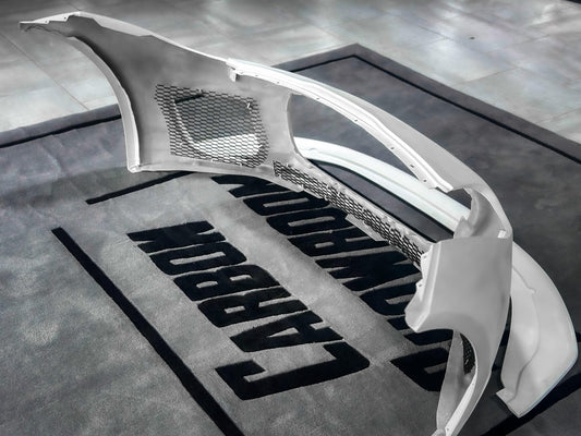 Jaguar F-Type SVR R S Base 2014-2020 with Aftermarket Parts - Front Bumper & Lip Carbon Fiber / FRP from CMST Tuning
