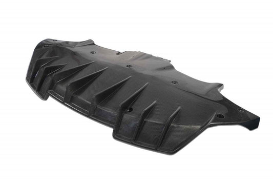 Tesla Model 3 / Performance 2017 2018 2019 2020 2021 2022 2023 with Aftermarket Parts - Rear Diffuser Pre-preg Carbon Fiber from TAKD Carbon