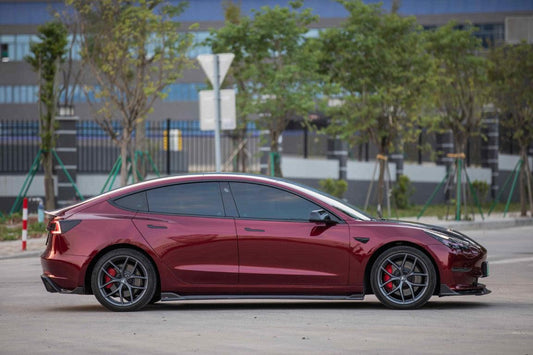 Tesla Model 3 / Performance 2017 2018 2019 2020 2021 2022 2023 with Aftermarket Parts - Rear Spoiler Pre-preg Carbon Fiber from TAKD Carbon