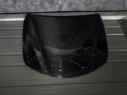 Alfa Romeo Giulia Quadrifoglio Sport Veloce Ti Sprint RWD AWD Lusso Base 2017 2018 2019 2020 2021 with Aftermarket Parts - Hood Dry Pre-preg Carbon Fiber from Aero Republic