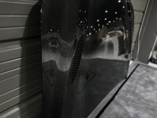 Alfa Romeo Giulia Quadrifoglio Sport Veloce Ti Sprint RWD AWD Lusso Base 2017 2018 2019 2020 2021 with Aftermarket Parts - Hood Dry Pre-preg Carbon Fiber from Aero Republic