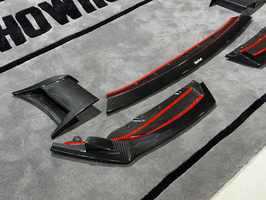BMW M2 / M2C G87 2023-ON with Aftermarket Parts - Front Lip Pre-preg Carbon Fiber from Karbel Carbon