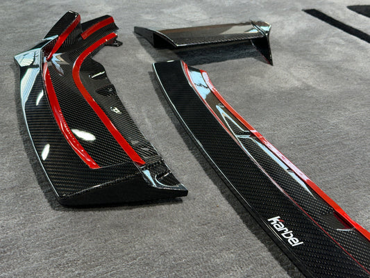 BMW M2 / M2C G87 2023-ON with Aftermarket Parts - Front Lip Pre-preg Carbon Fiber from Karbel Carbon