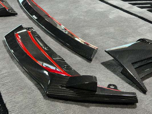 BMW M2 / M2C G87 2023-ON with Aftermarket Parts - Front Lip Pre-preg Carbon Fiber from Karbel Carbon