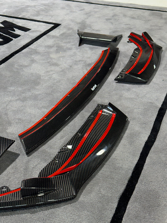 BMW M2 / M2C G87 2023-ON with Aftermarket Parts - Front Lip Pre-preg Carbon Fiber from Karbel Carbon