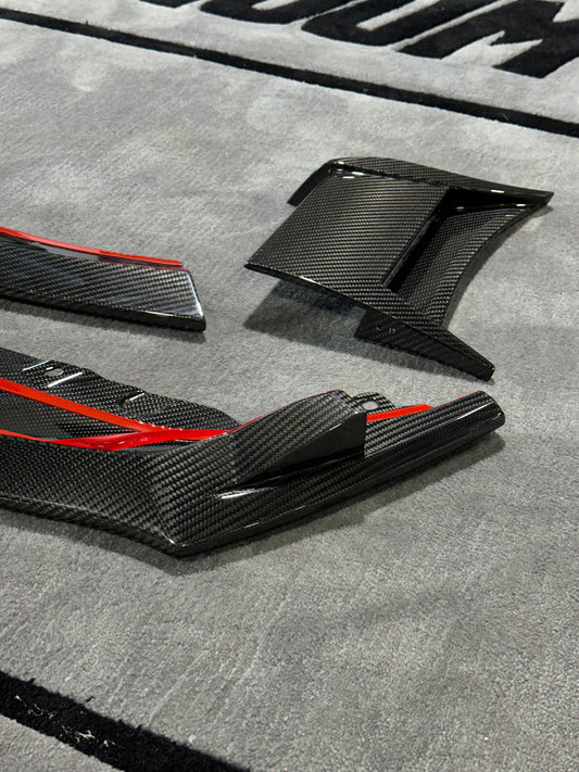 BMW M2 / M2C G87 2023-ON with Aftermarket Parts - Front Lip Pre-preg Carbon Fiber from Karbel Carbon
