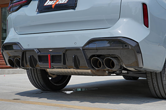 BMW X3 G01 LCI 2022 2023 2024 & X3M X3MC F97 LCI 2022 2023 2024 with Aftermarket Parts - Rear Diffuser Pre-preg Carbon Fiber from BCTXE Tuning