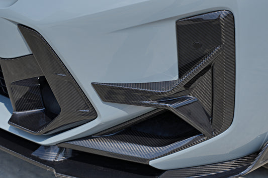 BMW X3M X3MC F97 LCI 2022 2023 2024 & X4M X4MC F98 LCI 2022 2023 2024 with Aftermarket Parts - Front Lip Pre-preg Carbon Fiber from BCTXE Tuning