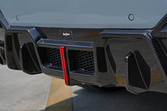 BMW X3 G01 LCI 2022 2023 2024 & X3M X3MC F97 LCI 2022 2023 2024 with Aftermarket Parts - Rear Diffuser Pre-preg Carbon Fiber from BCTXE Tuning